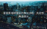 星辰影视转发前的策划流程：先定性再选镜头