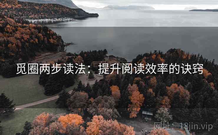 觅圈两步读法：提升阅读效率的诀窍